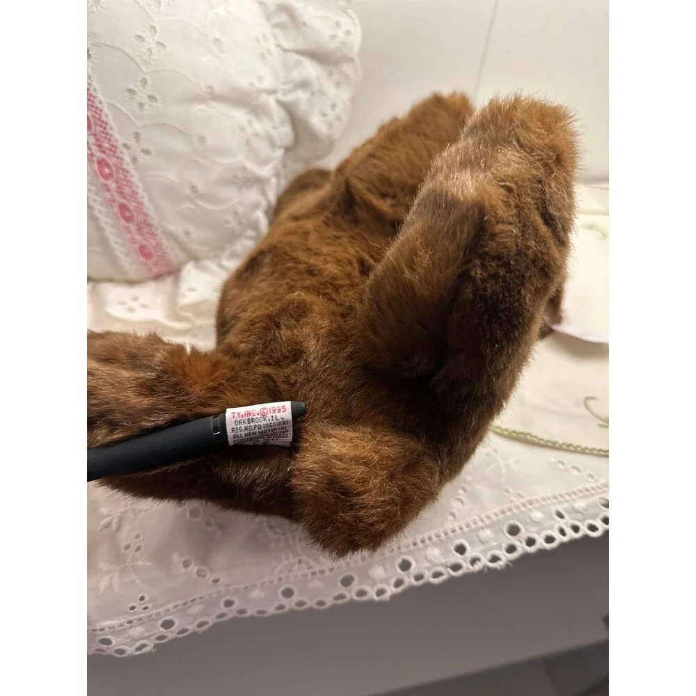 Ty Classic Brown Teddy Bear Plush Stuffed Animal Vintage